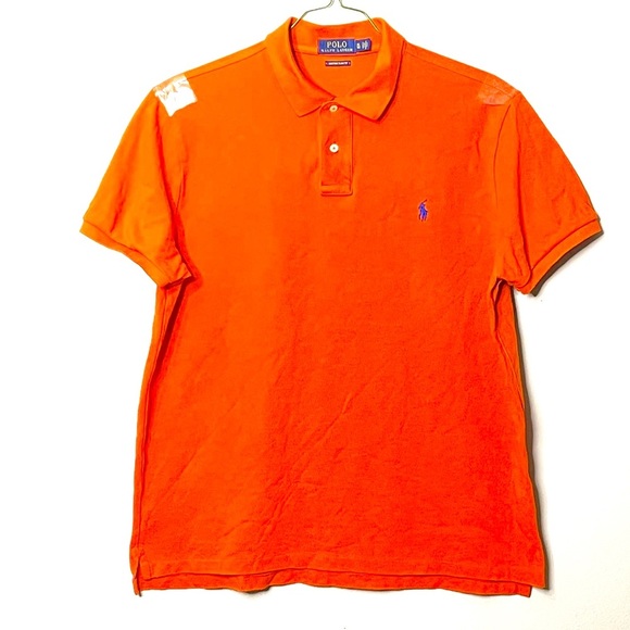 Polo by Ralph Lauren, Orange, Sz XL, EUC, Custom Slim Fit - Picture 1 of 6